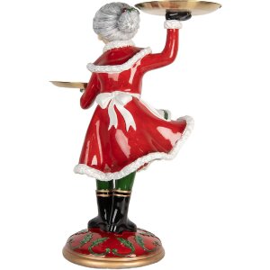 Decorazione Babbo Natale Clayre & Eef 5PR0188 47x32x62 cm