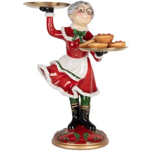 Decorazione Babbo Natale Clayre & Eef 5PR0188 47x32x62 cm