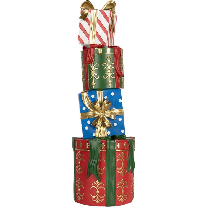 Decorazione di regali impilati Clayre & Eef 5PR0191 23x22x71 cm