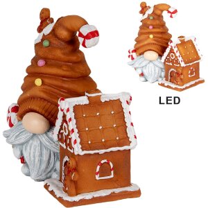 Clayre & Eef 6PR5309 Decorazione Nano con LED 14x9x15...
