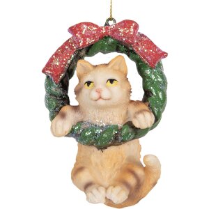 Clayre & Eef 6PR5314 Decorazione Ciondolo Gatto 6x5x9...