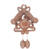 Clayre & Eef 6PR5315 Decorazione Appendibile Casa 12x2x18 cm Marrone & Bianco