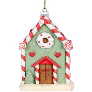 Clayre & Eef 6PR5324 Decorazione Pendente Casa 6x4x8...