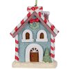 Decorazione Ornamento Casa Clayre & Eef 6PR5326 6x4x8 cm Blu Bianco