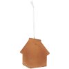 Clayre & Eef 6PR5327 Decorazione Ciondolo Casa 9x1x10 cm Bianco Marrone