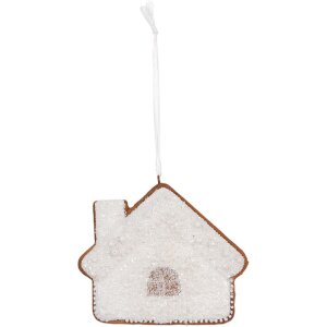 Clayre & Eef 6PR5329 Ciondolo Decorativo Casa 9x1x8...