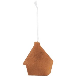 Decorazione Ciondolo Casa Clayre & Eef 6PR5330 9x1x10 cm Bianco Marrone