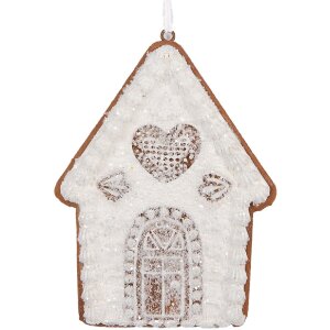 Clayre & Eef 6PR5331 Decorazione Ciondolo Casa 8x1x10...