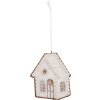 Clayre & Eef 6PR5332 Decorazione Ornamento Casa 9x1x10 cm Bianco