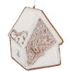 Clayre & Eef 6PR5334 Decorazione Ornamento Casa 9x1x10 cm Bianco Marrone