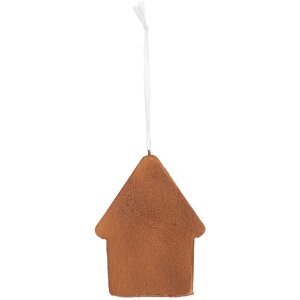 Clayre & Eef 6PR5336 Decorazione Ciondolo Casa 8x1x10 cm Verde e Bianco