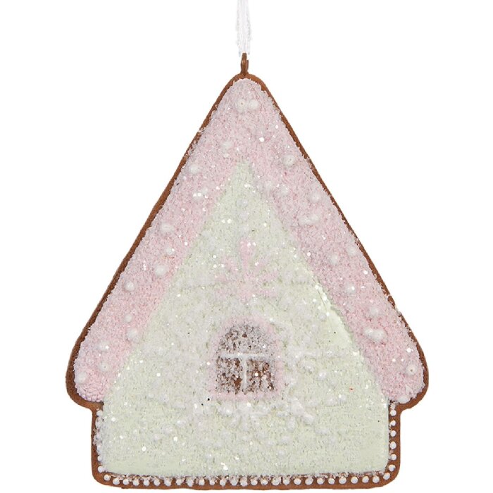 Ciondolo Decorativo Casa Clayre & Eef 6PR5339 9x1x10 cm Verde e Rosa