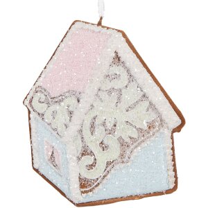 Clayre & Eef 6PR5341 Decorazione Ciondolo Casa Blu...