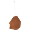 Clayre & Eef 6PR5341 Decorazione Ciondolo Casa Blu Rosa 9x1x10 cm