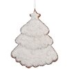 Clayre & Eef 6PR5347 Decorazione Ornamento Albero di Natale 9x1x10 cm Bianco Marrone