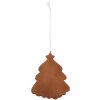 Clayre & Eef 6PR5347 Decorazione Ornamento Albero di Natale 9x1x10 cm Bianco Marrone