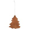 Clayre & Eef 6PR5348 Decorazione Ornamento Albero di Natale 9x1x10 cm Bianco Marrone