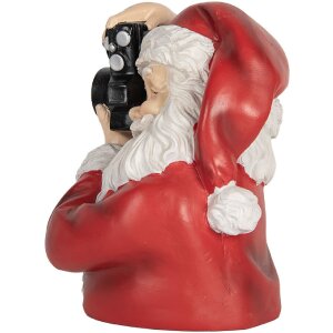 Busto decorativo Babbo Natale Clayre & Eef 6PR5762 21x17x22 cm