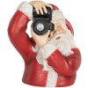 Busto decorativo Babbo Natale Clayre & Eef 6PR5762 21x17x22 cm