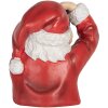 Busto decorativo Babbo Natale Clayre & Eef 6PR5762 21x17x22 cm