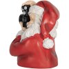 Busto decorativo Babbo Natale Clayre & Eef 6PR5762 21x17x22 cm