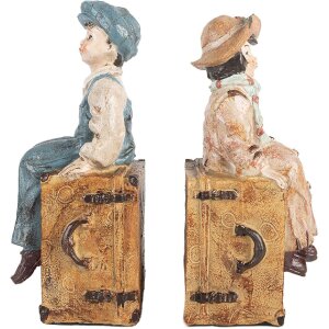 Supporto per libri Clayre & Eef 6PR5556 (2 pezzi)...