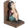 Clayre & Eef 6PR5574 Sostegno per Libri Set di 2 Marrone/Beige 24x11x17 cm