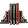 Clayre & Eef 6PR5574 Sostegno per Libri Set di 2 Marrone/Beige 24x11x17 cm
