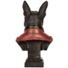 Decorazione busto di cane Clayre & Eef 6PR5577 15x12x26 cm