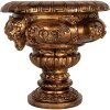 Clayre & Eef 6PR5582 Decorazione Vaso per Fiori 26x22x21 cm Dorato