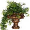 Clayre & Eef 6PR5582 Decorazione Vaso per Fiori 26x22x21 cm Dorato