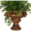 Clayre & Eef 6PR5582 Decorazione Vaso per Fiori 26x22x21 cm Dorato