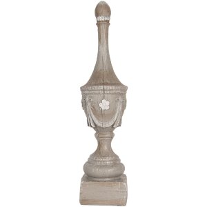 Clayre & Eef 6PR5584 Ornamento Decorativo Grigio Ø 11 x 43 cm