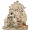 Gruppo Natalizio decorativo Clayre & Eef 6PR5924 24x8x27 cm Beige e Bianco