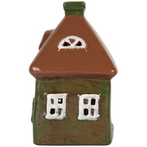 Decorazione Casa 6CE2185 Clayre & Eef 12x9x14 cm Verde-Marrone