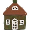 Decorazione Casa 6CE2185 Clayre & Eef 12x9x14 cm Verde-Marrone