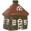 Decorazione Casa 6CE2185 Clayre & Eef 12x9x14 cm Verde-Marrone