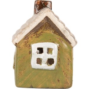 Clayre & Eef 6CE2186 Decorazione Casa 8x7x10 cm Verde Beige