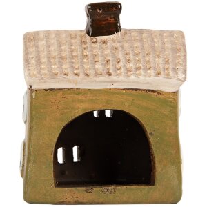 Decorazione casa Clayre & Eef 6CE2188 11x7x13 cm Verde Beige Ceramica