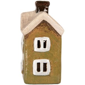 Decorazione casa Clayre & Eef 6CE2188 11x7x13 cm Verde Beige Ceramica
