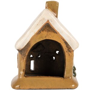 Decorazione casa Clayre & Eef 6CE2189 9x7x11 cm Marrone-Beige