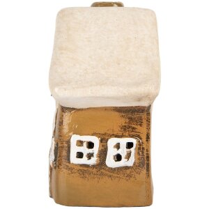 Decorazione casa Clayre & Eef 13x7x13 cm Marrone e Beige