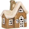 Decorazione casa Clayre & Eef 13x7x13 cm Marrone e Beige