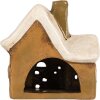 Decorazione casa Clayre & Eef 13x7x13 cm Marrone e Beige