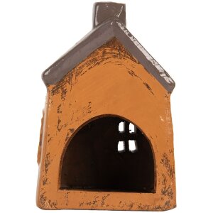 Decorazione Casa Clayre & Eef 6CE2193 9x7x13 cm Arancione Grigio