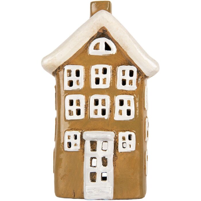 Decorazione Casa Clayre & Eef 12x8x19 cm Marrone-Beige