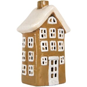 Decorazione Casa Clayre & Eef 12x8x19 cm Marrone-Beige