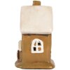 Decorazione casa Clayre & Eef 6CE2195 10x10x16 cm Marrone-Beige