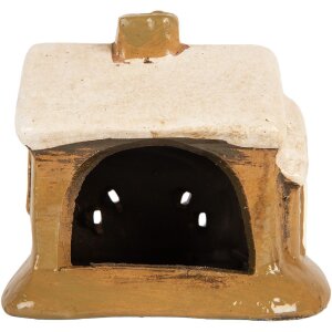 Clayre & Eef 6CE2198 Decorazione Casa 9x7x9 cm Marrone-Beige