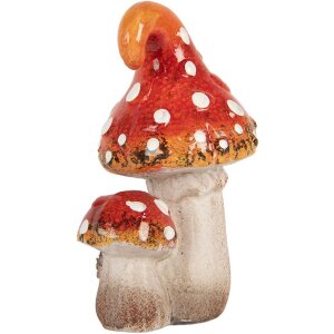 Decorazione Funghi Clayre & Eef 6CE2206 8x6x12 cm